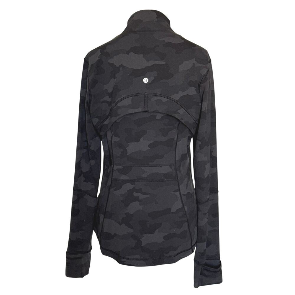 Lululemon Define Jacket Heritage 365 Camo Deep Coal Multi Size 10 W4AWFS *EUC - Picture 4 of 12